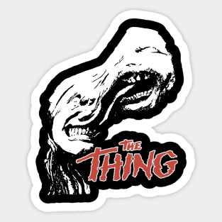 The Thing // Cult Classic Horror Heads Fan Art Sticker